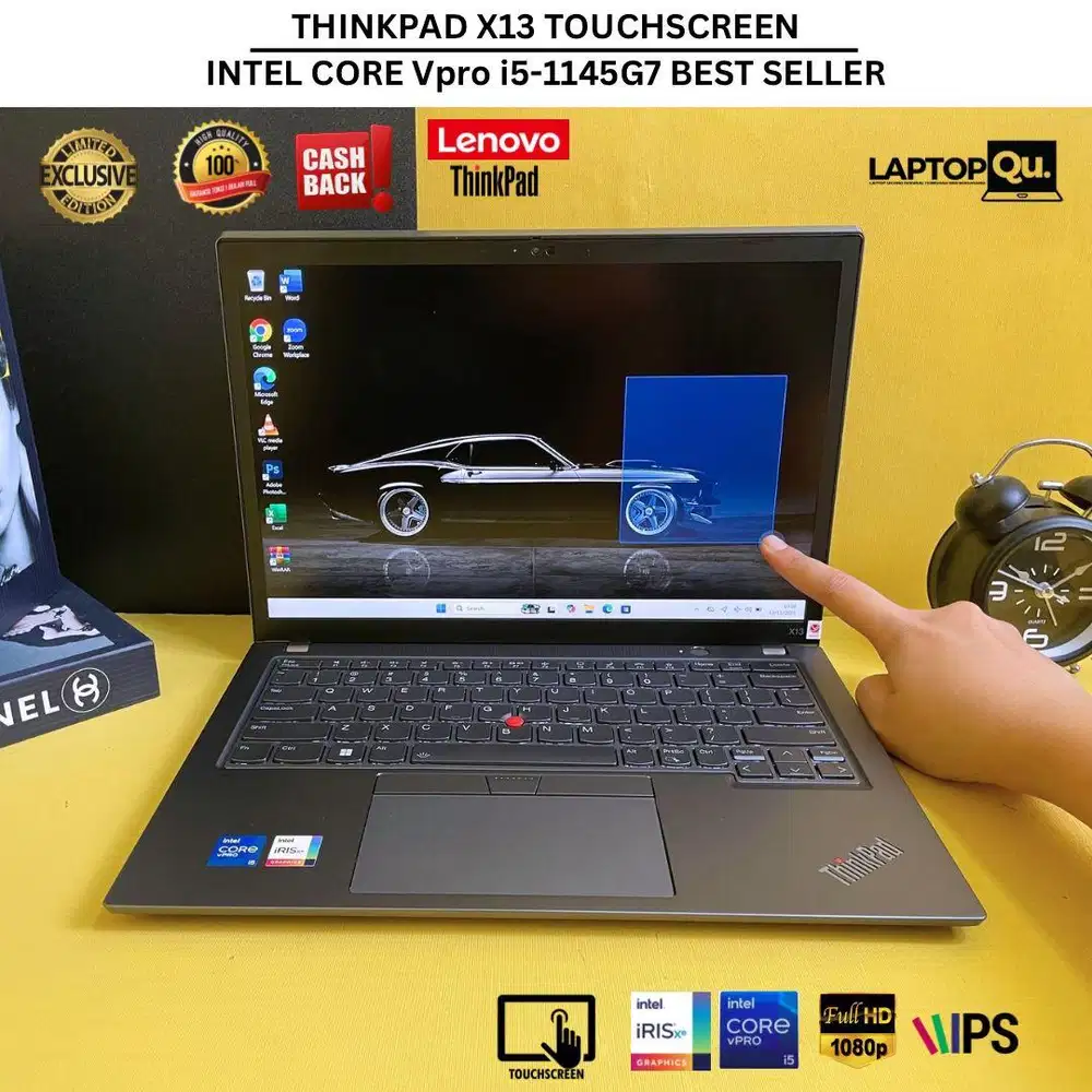 THINKPAD X13 TOUCHSCREEN i5 GEN 11/RAM 16GB/SSD 512GB/FHD IPS/GRADE A