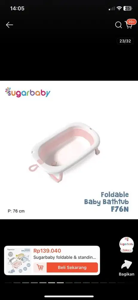 sugarbaby Bak mandi bayi