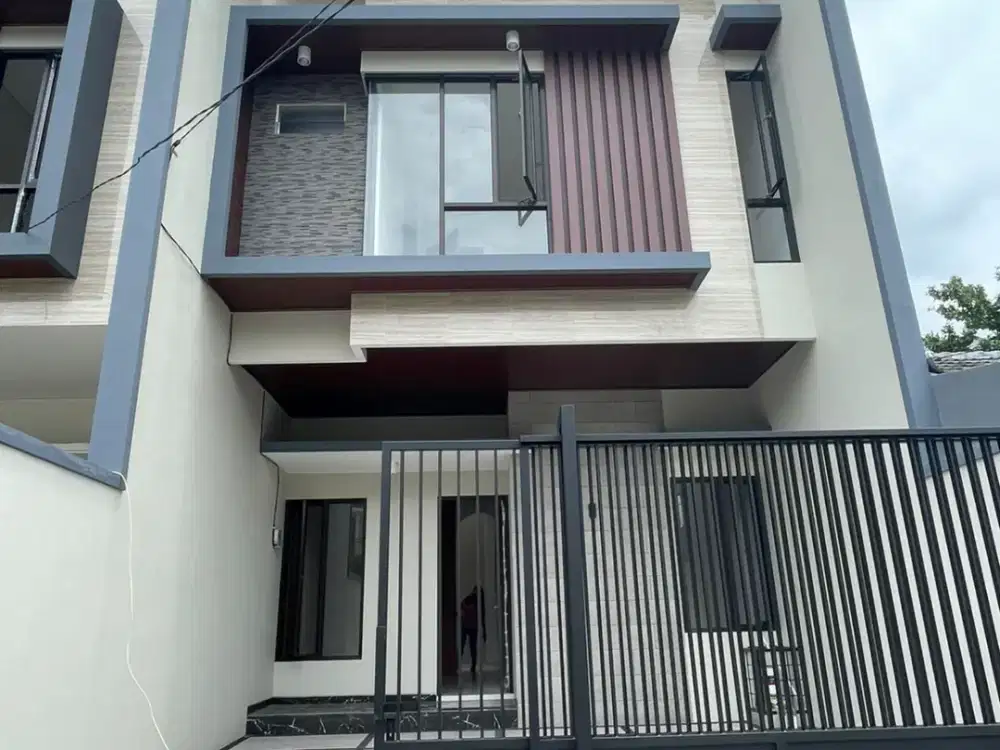 Rumah Baru Minimalis Cakep Klampis Wisma Mukti, One Gate System, Lokasi Strategis