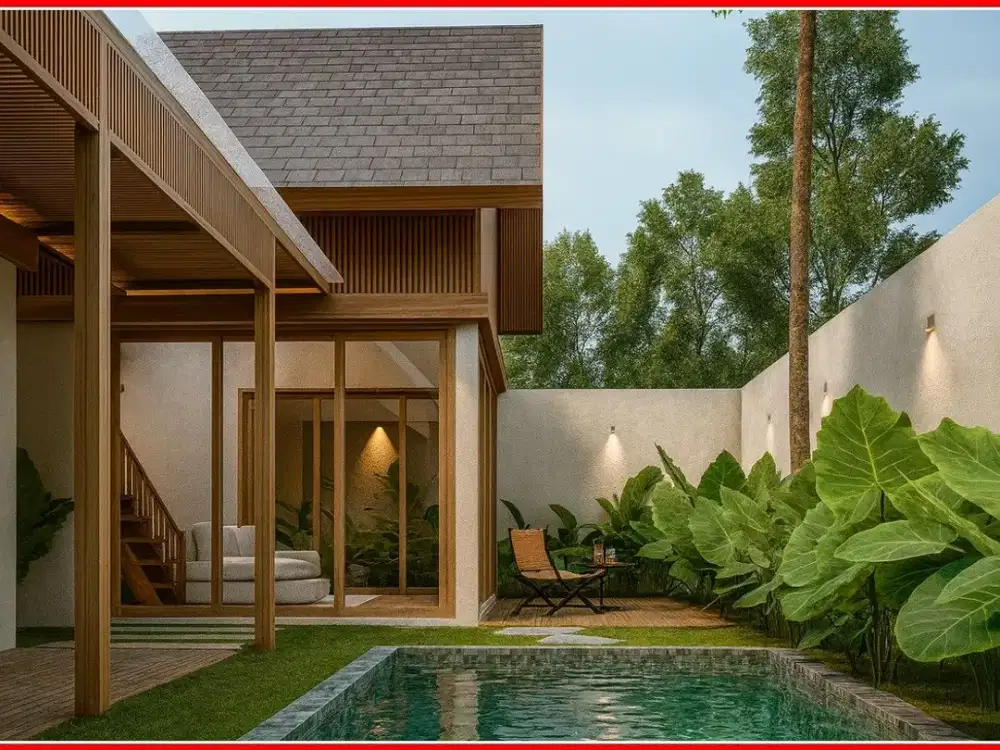 200 Meter ke Kopi Klotok, di Jakal km 17, Jual Villa Jogjga