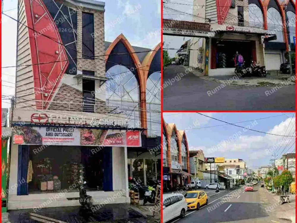 ruko usaha pinggir jalan raya pusat kota istimewa