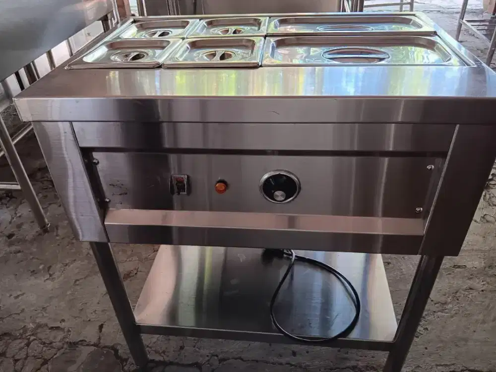 Bain Marie likes new
Ukuran 50 x 70 x 80
Harga Toko rp 3.500.000