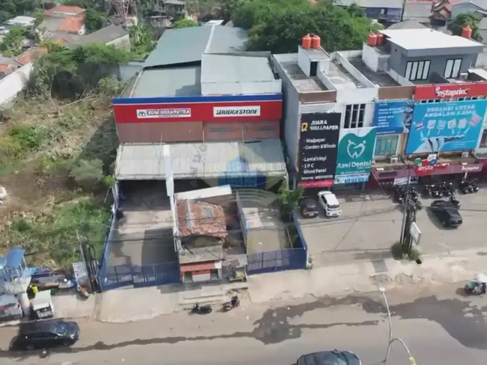 Dijual Tanah Dan Bangunan Bengkel di Jalan Raya Serpong, Panunggangan