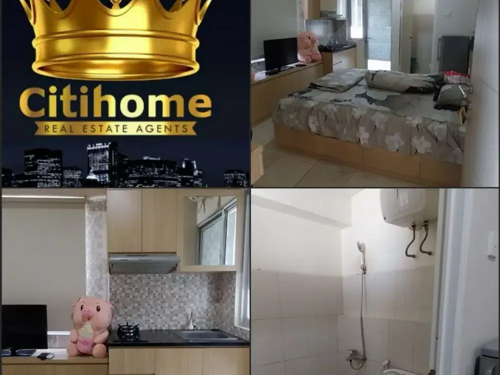 menyewakan apartemen educity 1br harian bycitihome