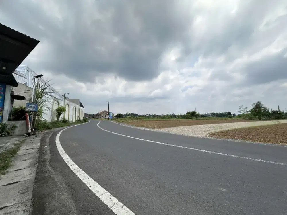 Tanah Strategis Jogja Dekat Kampus UMY View Sawah, Cocok Hunian dan Kost