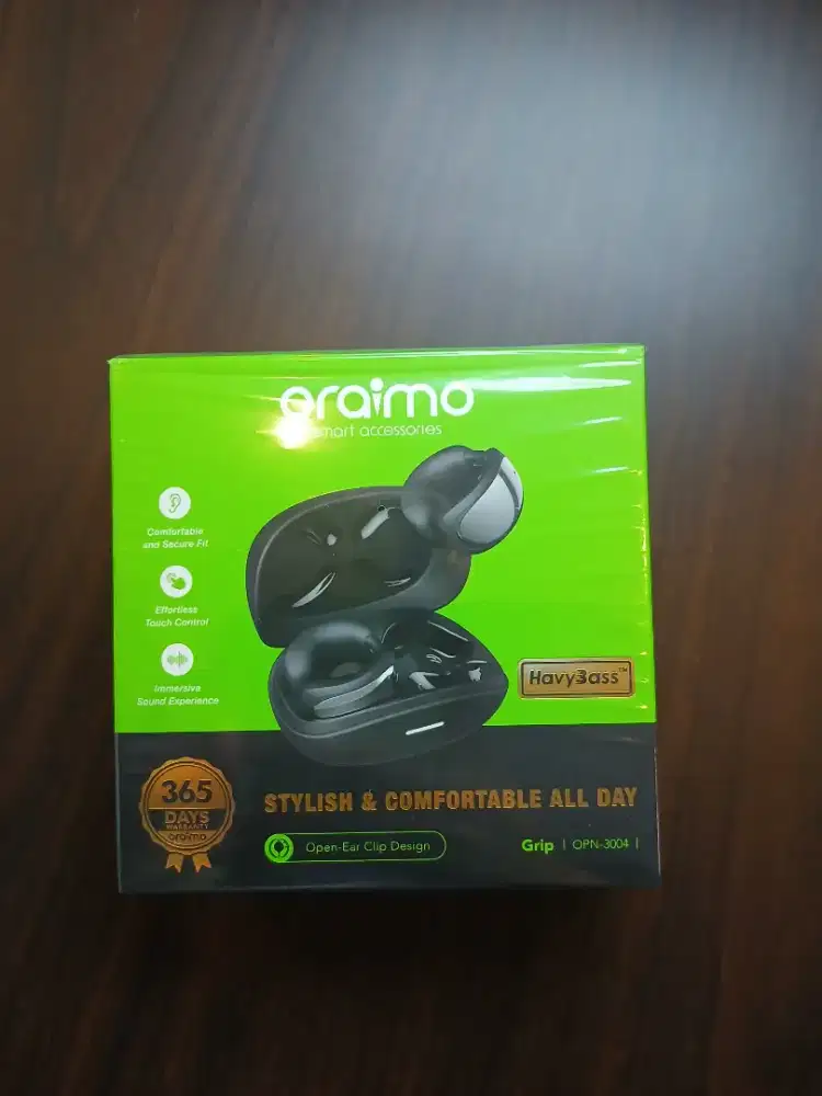 TWS Oraimo Grip OPN-3004 || Open-Ear Clip Design