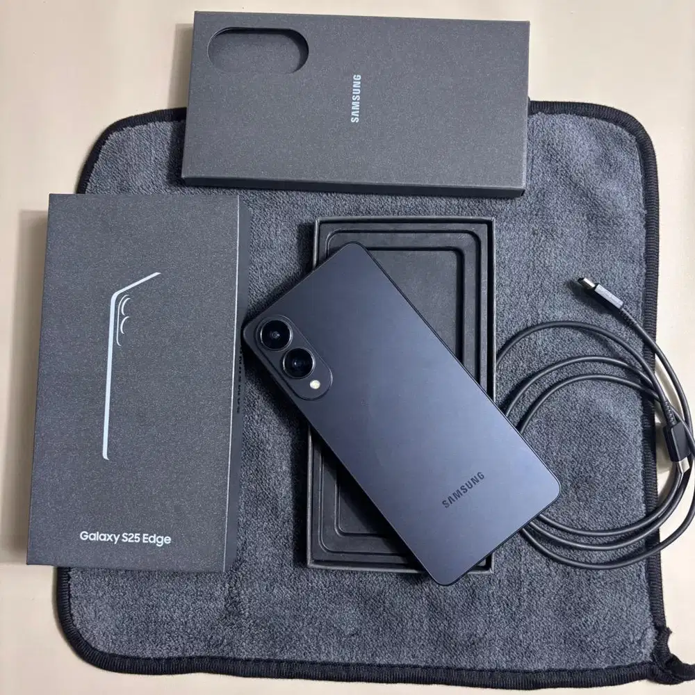 Samsung Galaxy S25 Titanium Jetblack Edge ram 12GB 512GB