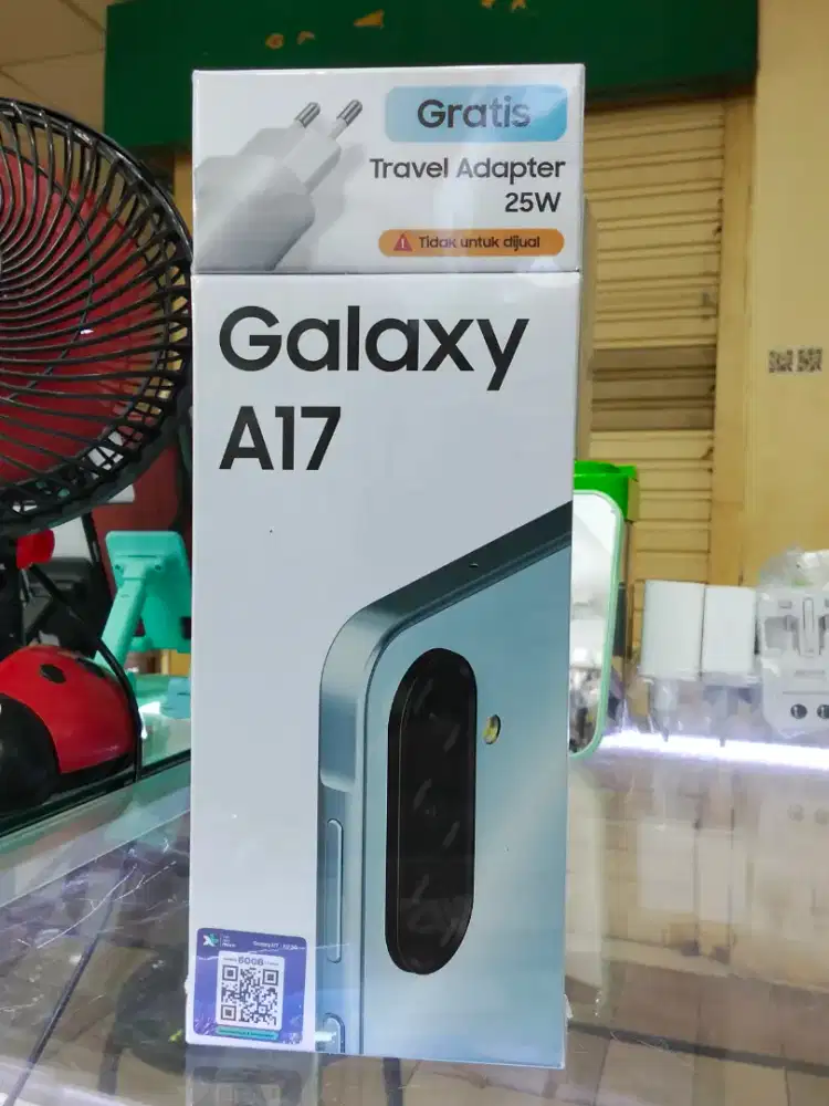 Samsung galaxy A17  light Blue 8/128gb garansi resmi 1 tahun