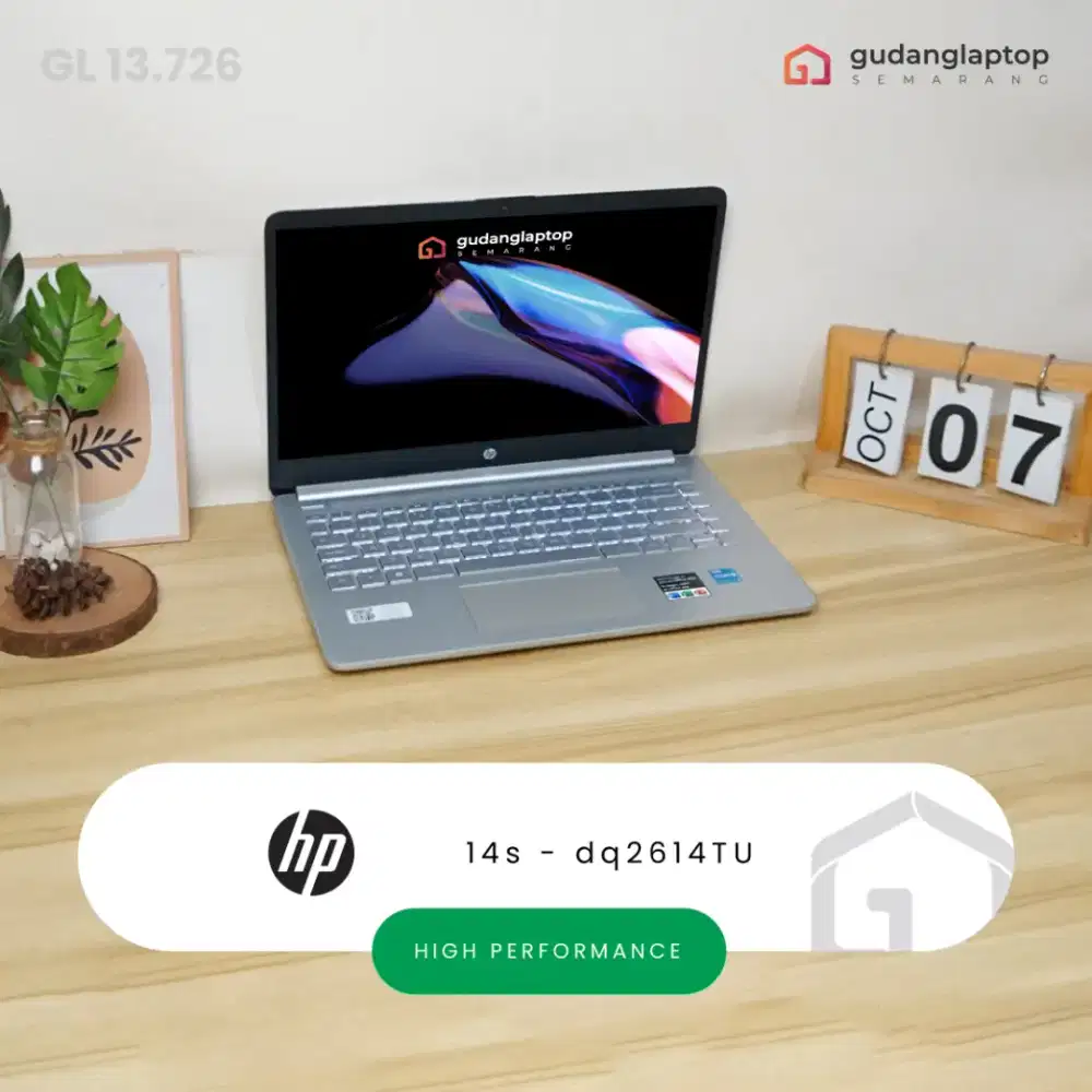 HP 14s - dq2614TU
INTEL Core i3 - 1115G4 4GB/512GB