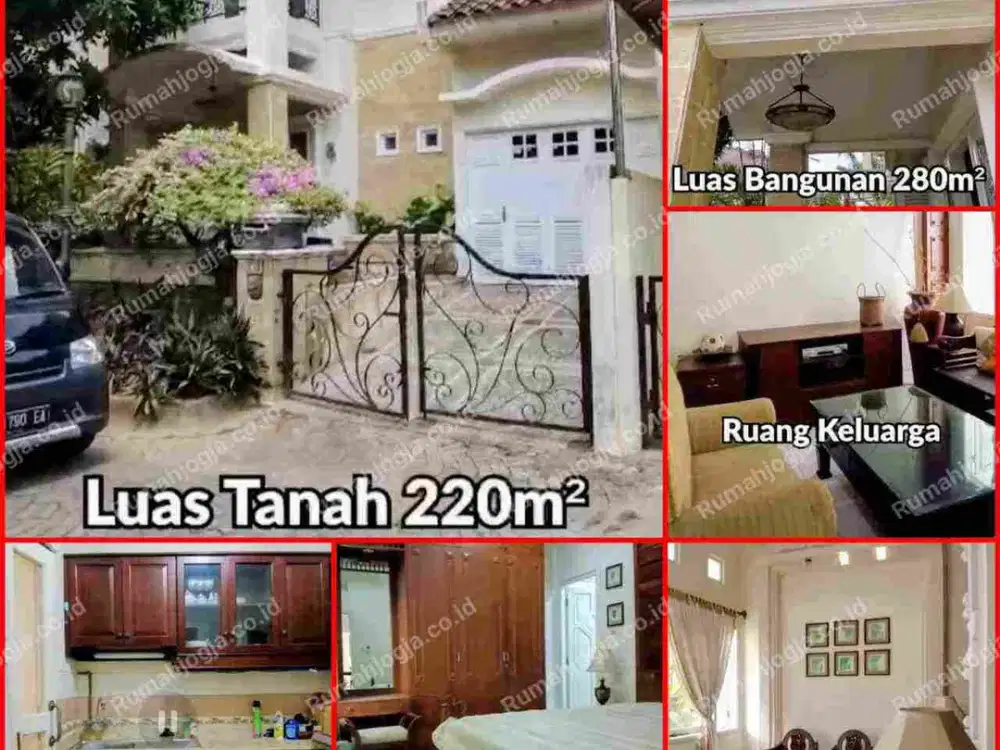 rumah di dalam perumahan tirtasani jalan godean