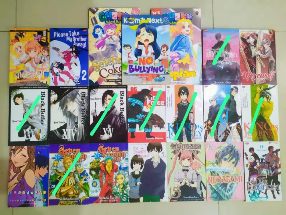 Jual komik kondisi bagus murmer aja, centang hijau sdh sold out