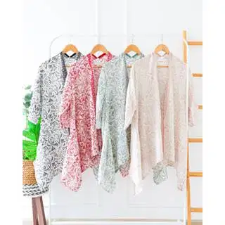 OUTER BERLENGAN WANITA BATIK MODERN