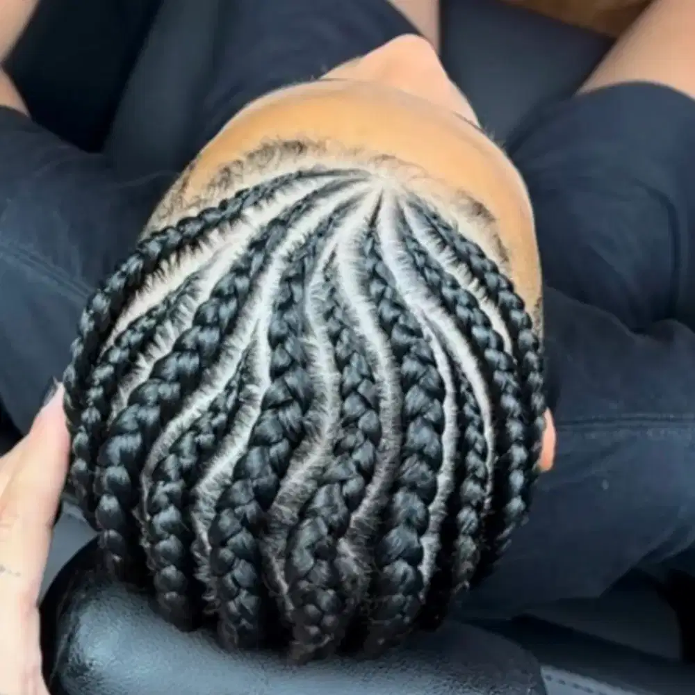 Jasa Kepang CORNROW BOX BRAIDS Salon Barbershop Semarang