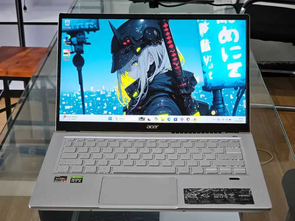 ACER Swift X SFX14-41G AMD Ryzen 5 5500 Series Ram 16 GB Nvidia RTX