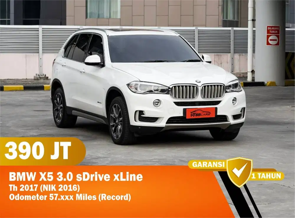 DP 35jt (Bergaransi) - BMW X5 3.0 sDrive xLine 2016