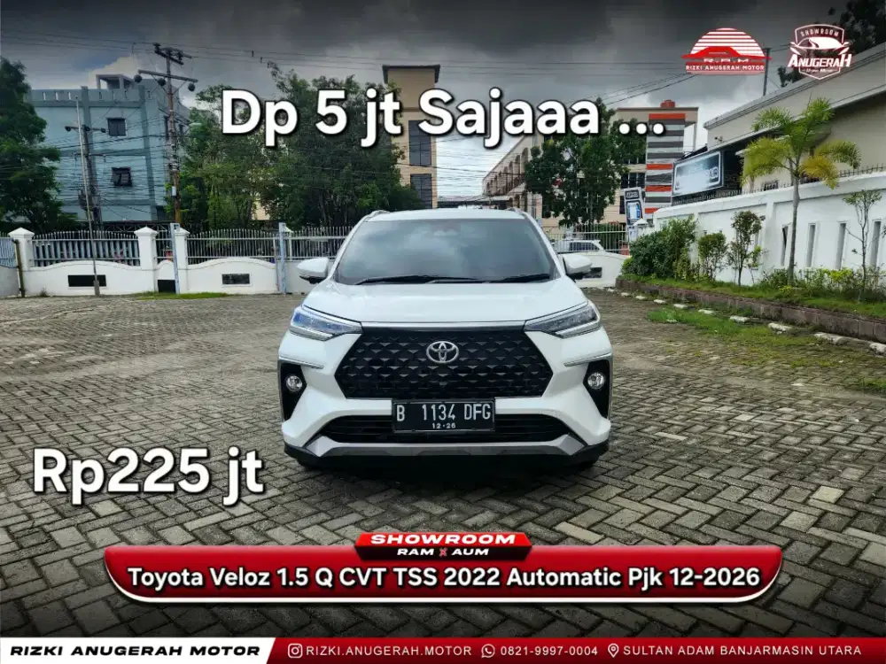 Dp 5jt All New Veloz 1.5 Q CVT TSS 2021 Manual Pjk 12-2026