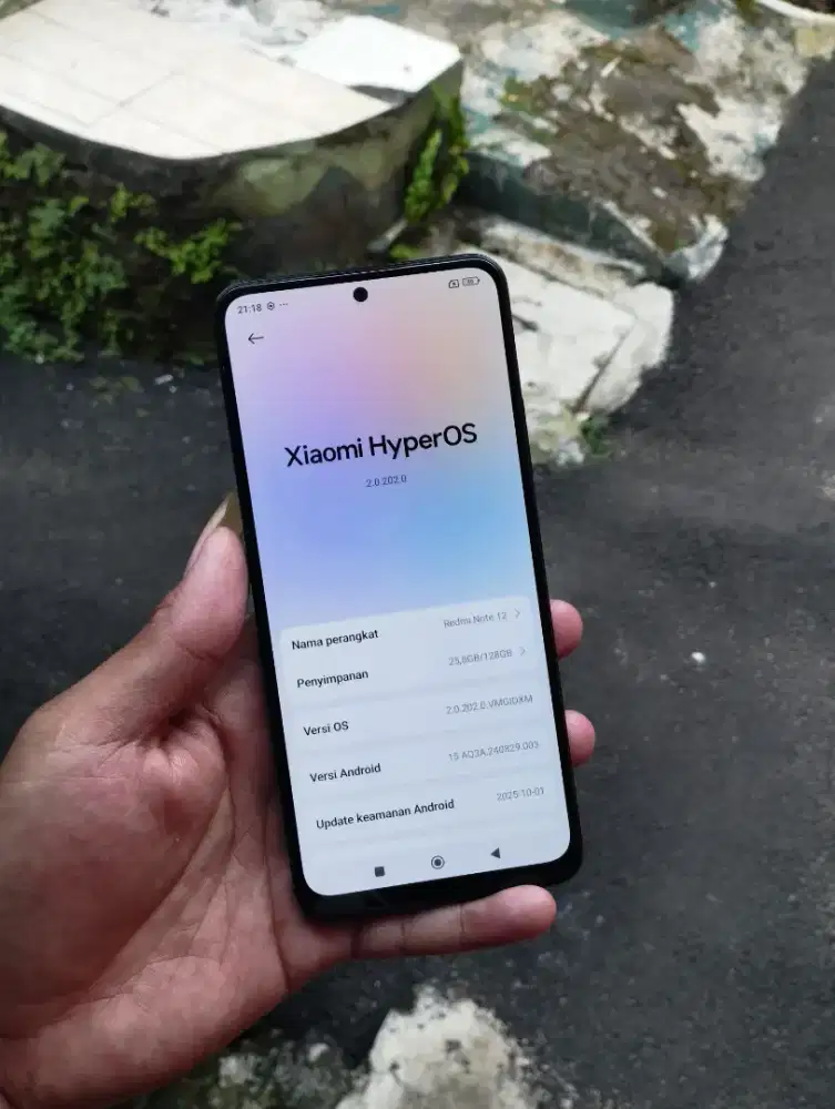 WTS XIAOMI REDMI NOTE 12 8+3/128 MULUSSS