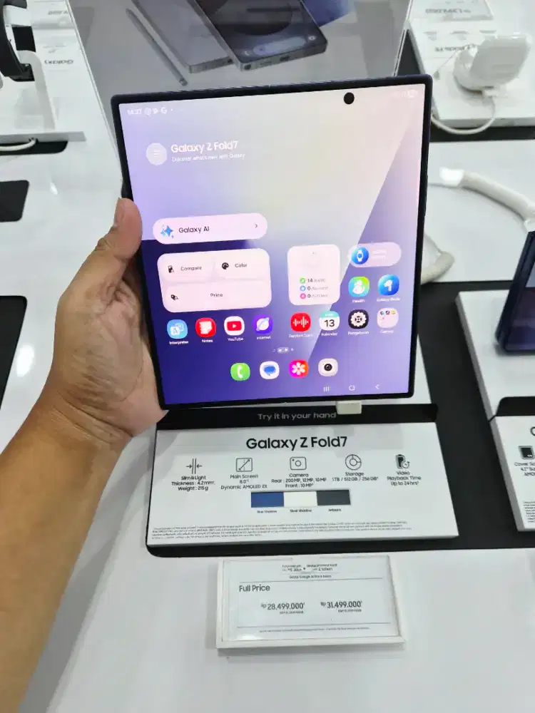 Samsung Galaxy ZFold7.Adpter 25W,Case,Power Bank,Headphone & Holder