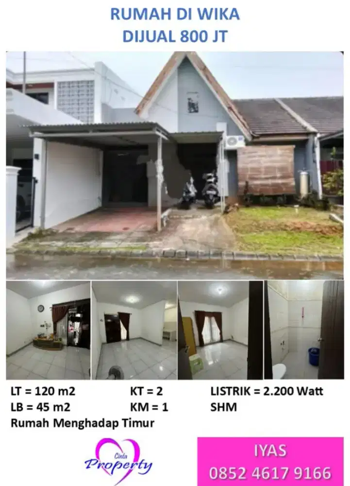 DIJUAL RUMAH DI WIKA