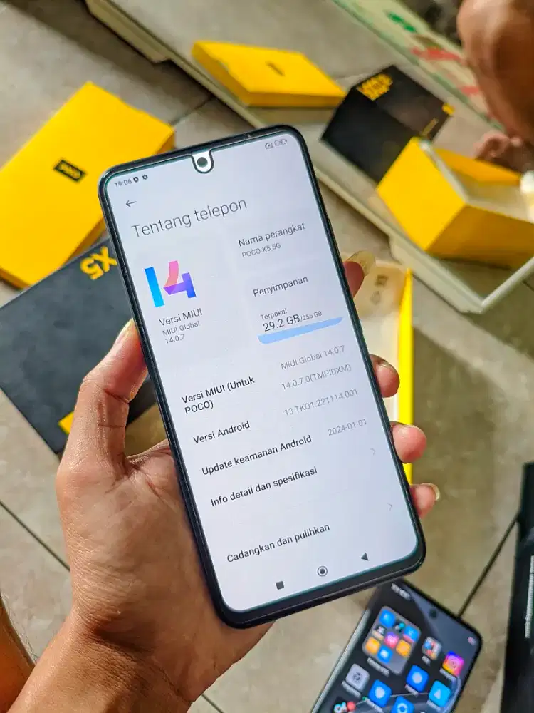 Poco X5 5G 8/256 fullset mulus bgt