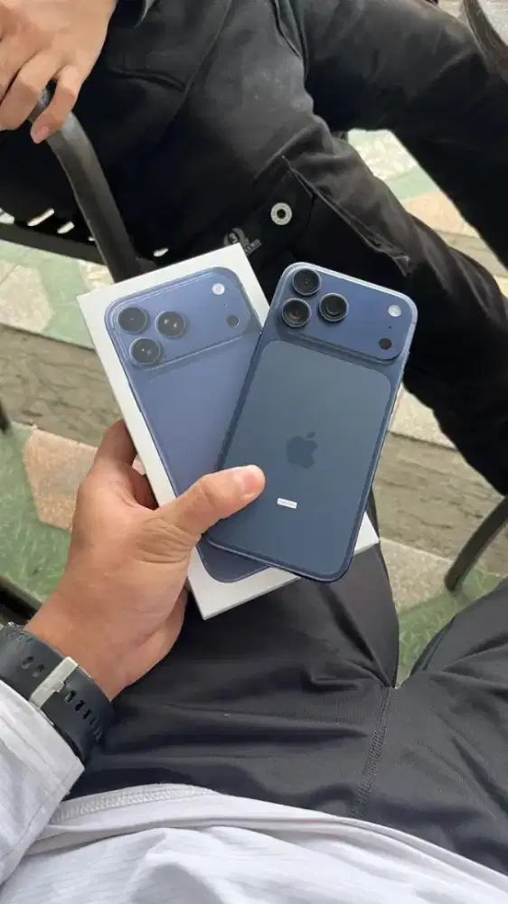 IPHONE 17 PROMAX BLUE TITANIUM 256GB IBOX ON