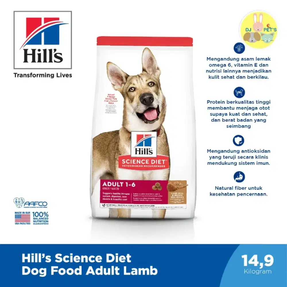 Hills Science Makanan Anjing 15kg