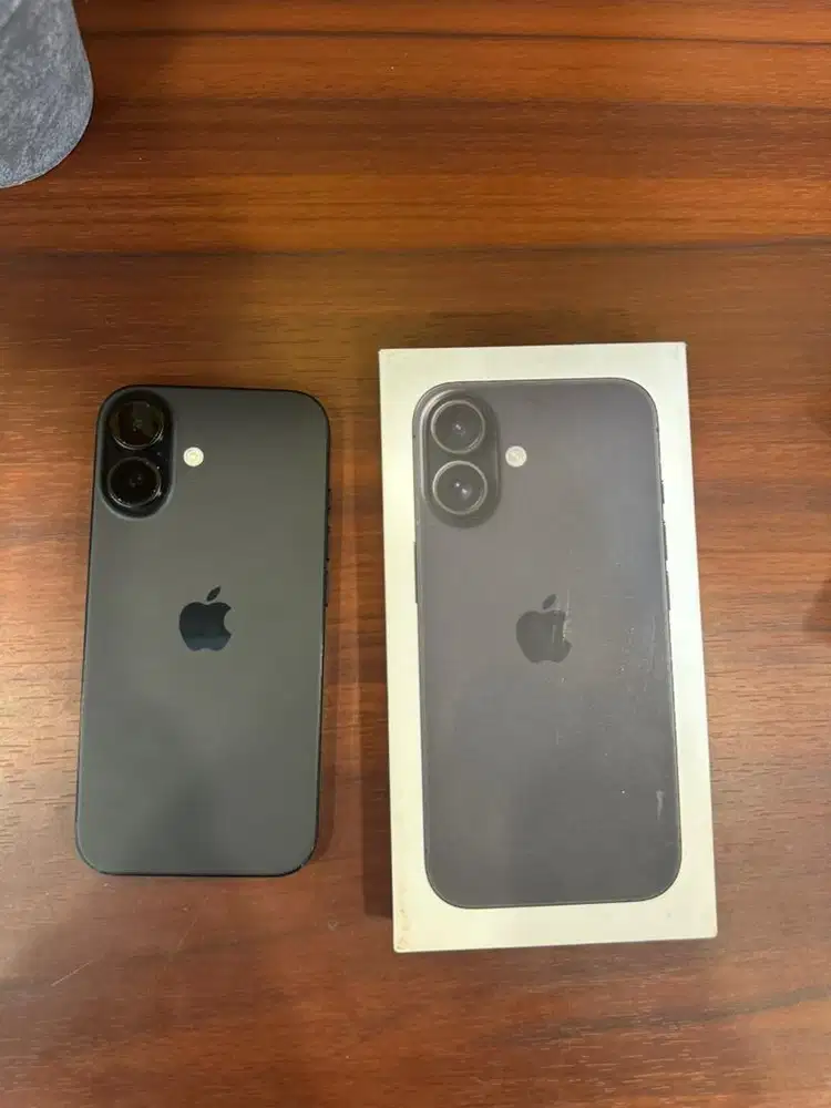 iPhone 16 128GB Black Garansi iBox 06/Mei/26 BH 94%