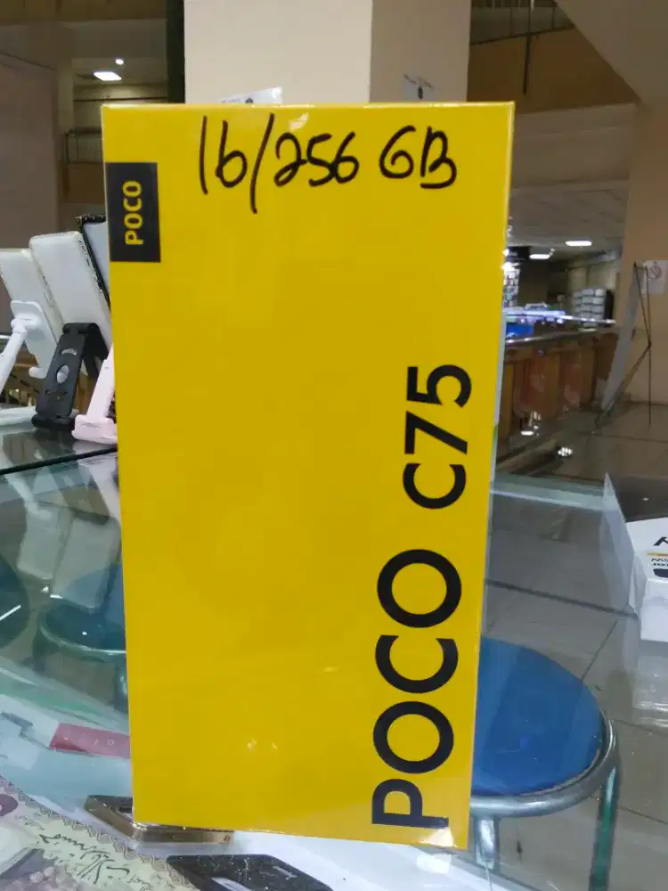 Poco c75 hijau 16/256 garansi resmi 1 tahun