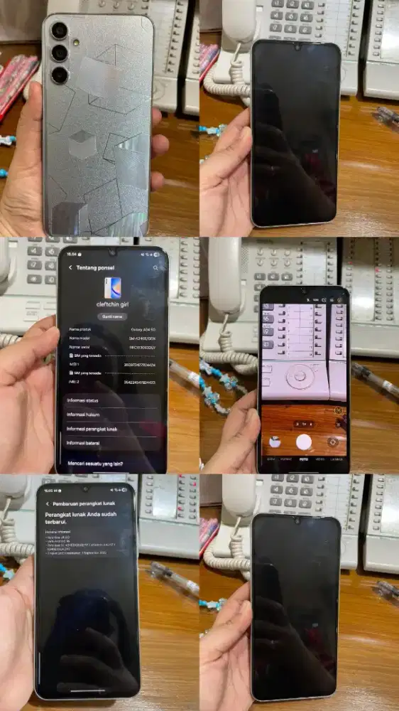 SAMSUNG A34 5G 8/128 lengkap dus book