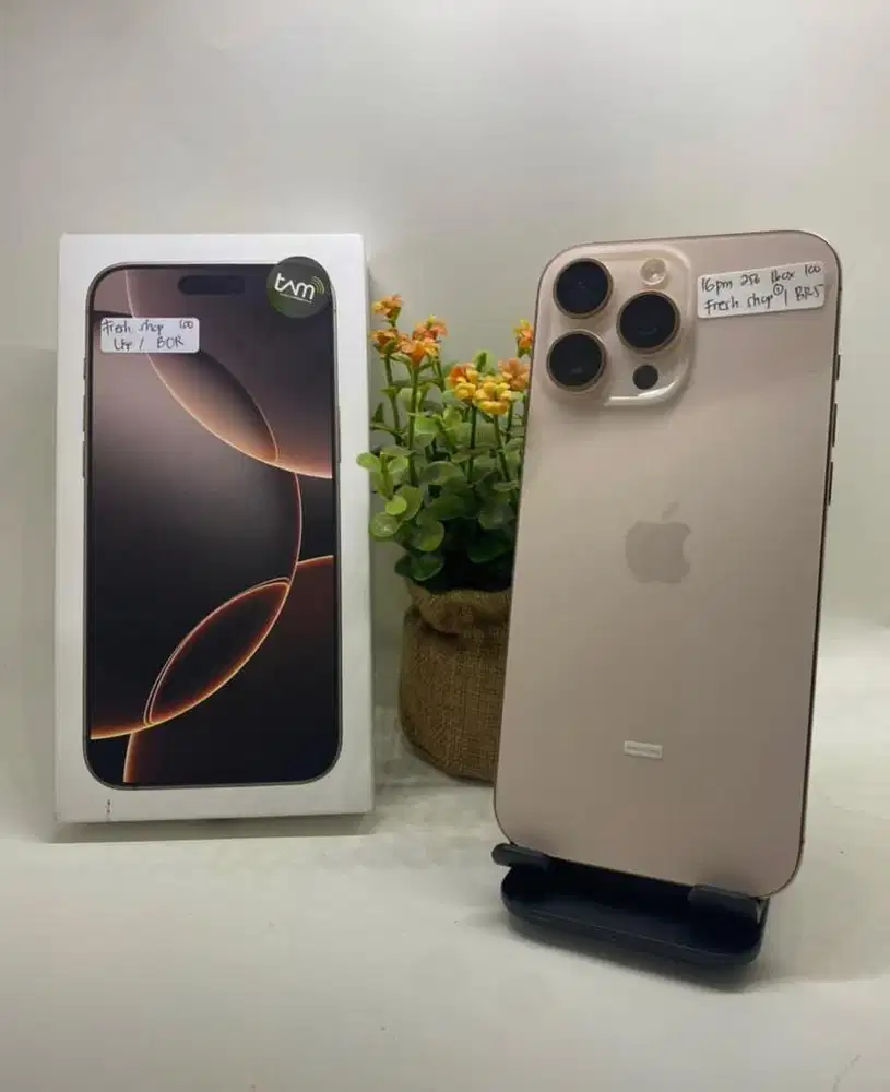 iPhone 16 PROMAX 256GB, NATURAL DESERT (7), BLACK (4), iBox