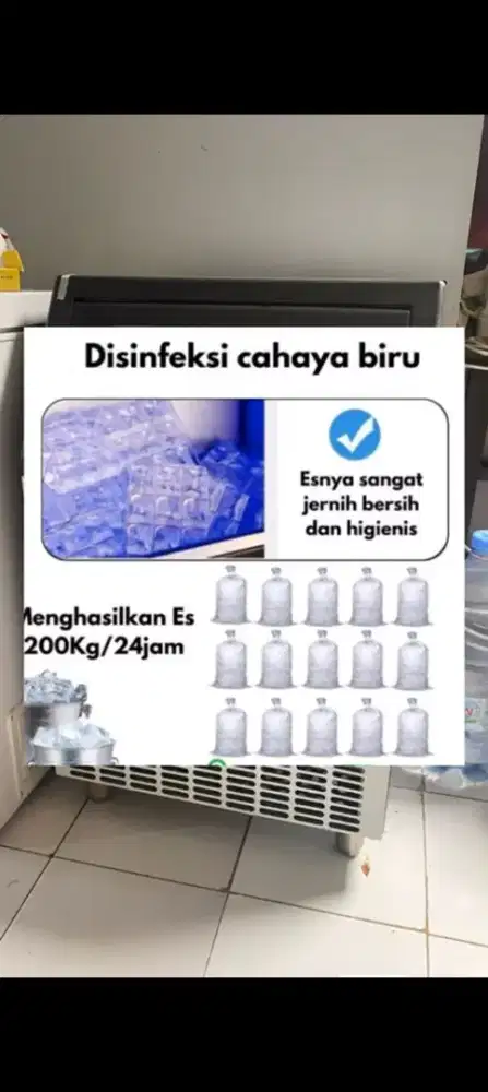 Mesin Ice cube Hicon 200 kg