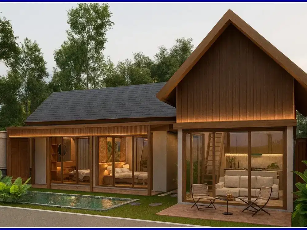 Villa Tropis Premium Jogja Utara, Cocok Investasi Nilai Sewa tinggi