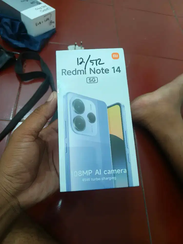 New  Redminote 14 5G ram12/512  garansi resmi 1 tahun