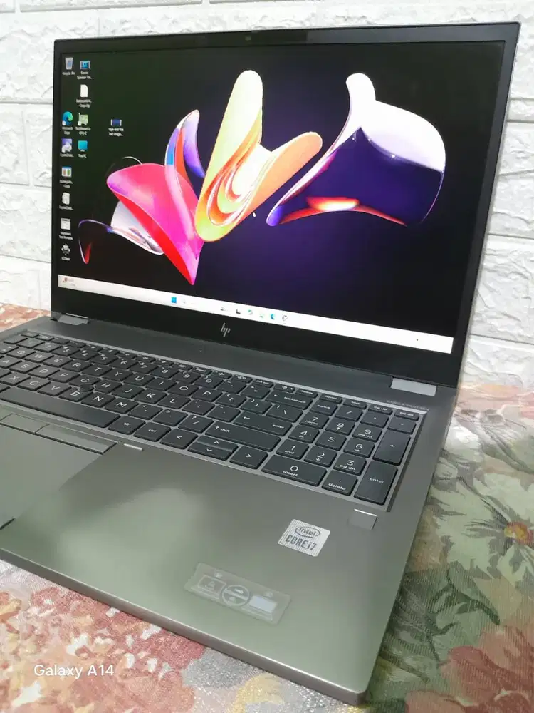 HP ZBOOK FURY G7 core i7 gen 10 ram 16gb NVME 512Gb 15 NVIDIA Quad4Gb