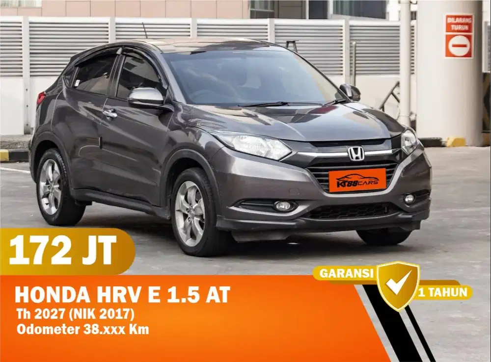 DP 15jt (Bergaransi) -HONDA HRV E 1.5 AT 2017