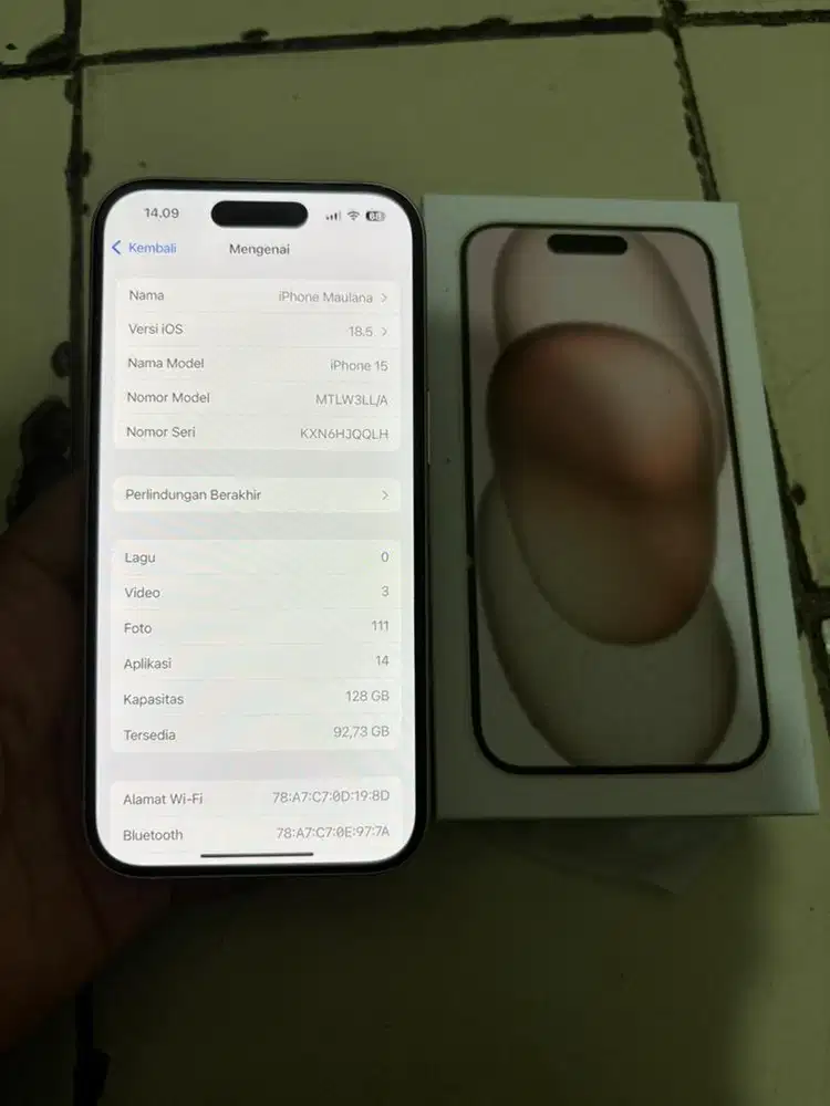 iPhone 15 128gb Pink Inter