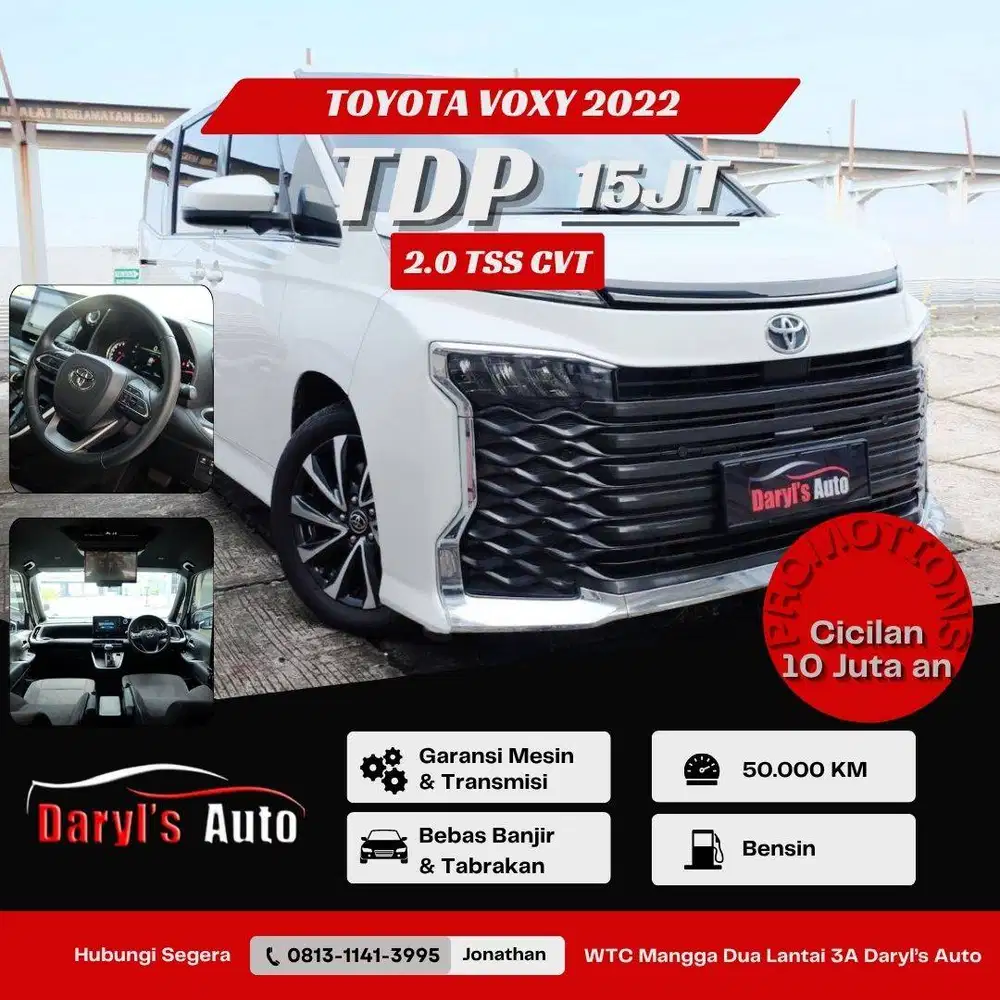 DP 15 Juta Toyota Voxy TSS 2.0 2022 Facelift