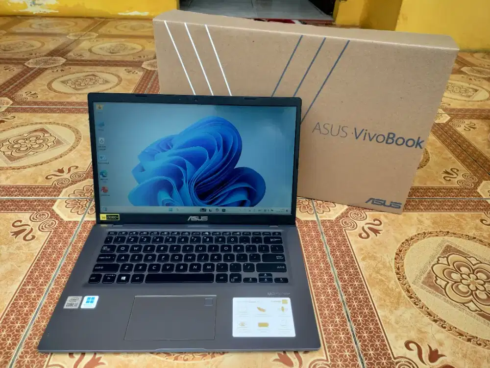 Asus Vivobook Core i3 Gen 10 SSD Keyboard Nyala Fullset Dus