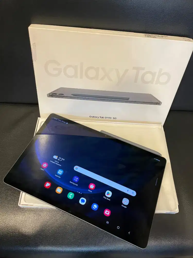 Samsung Tab S9FE Plus 5G Fullset Original
