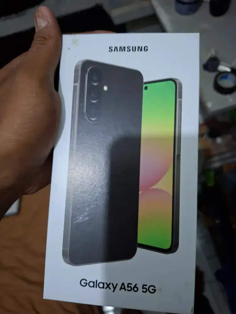 Samsung a56 pemakaian baru 1 bulan ram 12gb