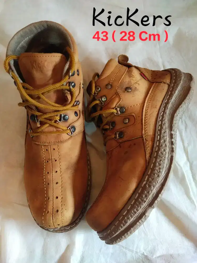 KicKers Boots 43 OriginaL, Asli KuliT, MaCho, Eksklusif, Cakep, Nyaman