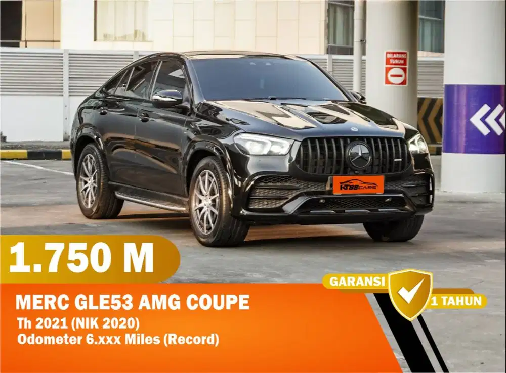 Low Kilometer (Bergaransi) - MERCEDES BENZ GLE53 AMG COUPE 2021