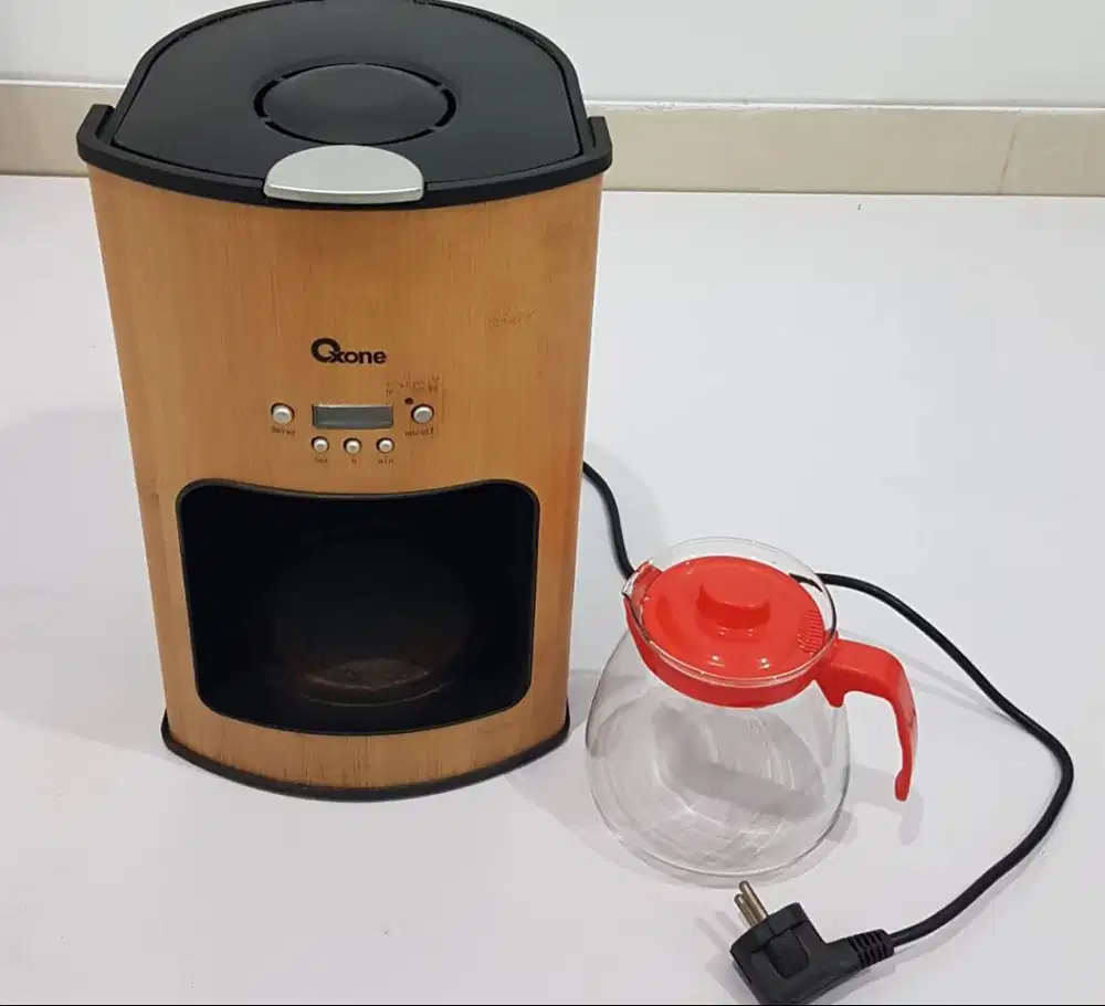 OX-952 Oxone Bamboo Coffee & Tea Maker 650W - 1.5Lt,Lengkap,murah,NET.