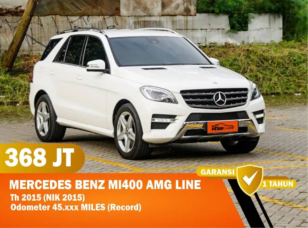DP 25jt (Bergaransi) - MERCEDES BENZ ML400 AMG LINE 2015