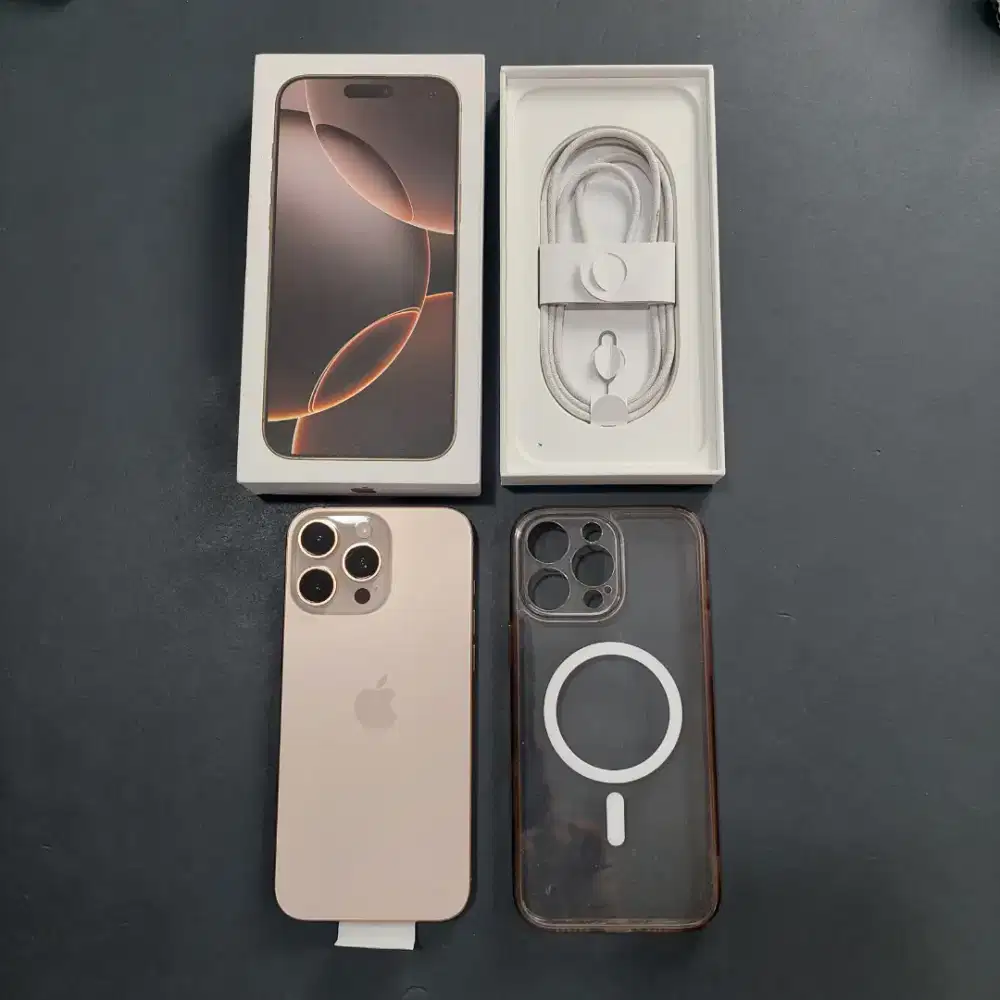 IPHONE 16 PRO MAX 512GB DESSERT TITANIUM EX GARANSI INTER