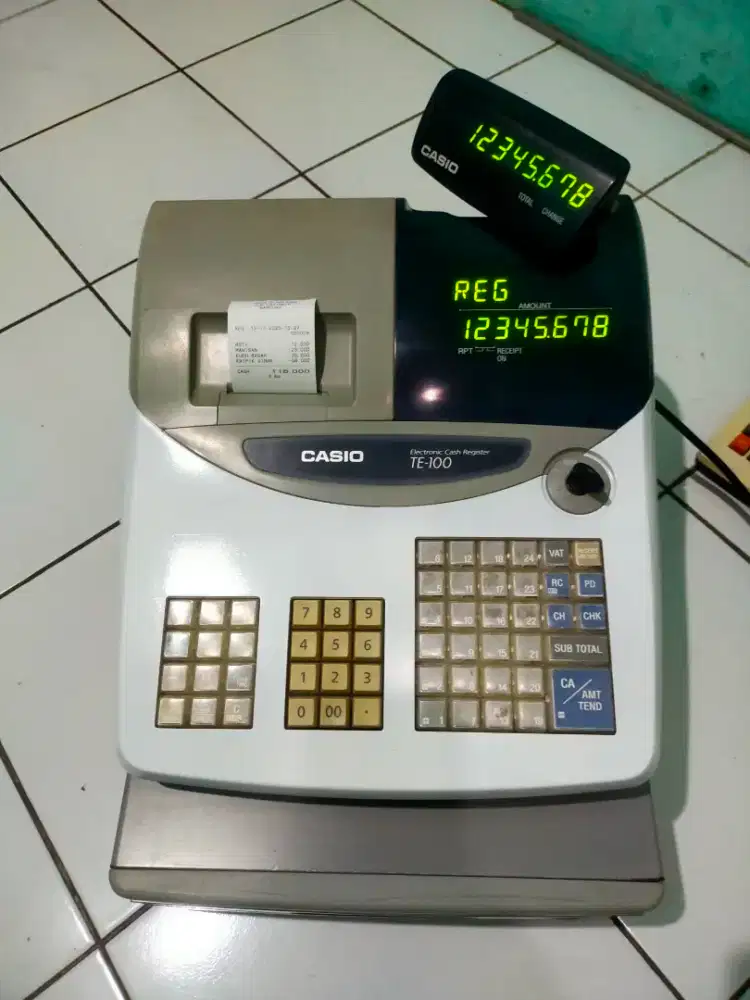 Mesin kasir casio TE -100