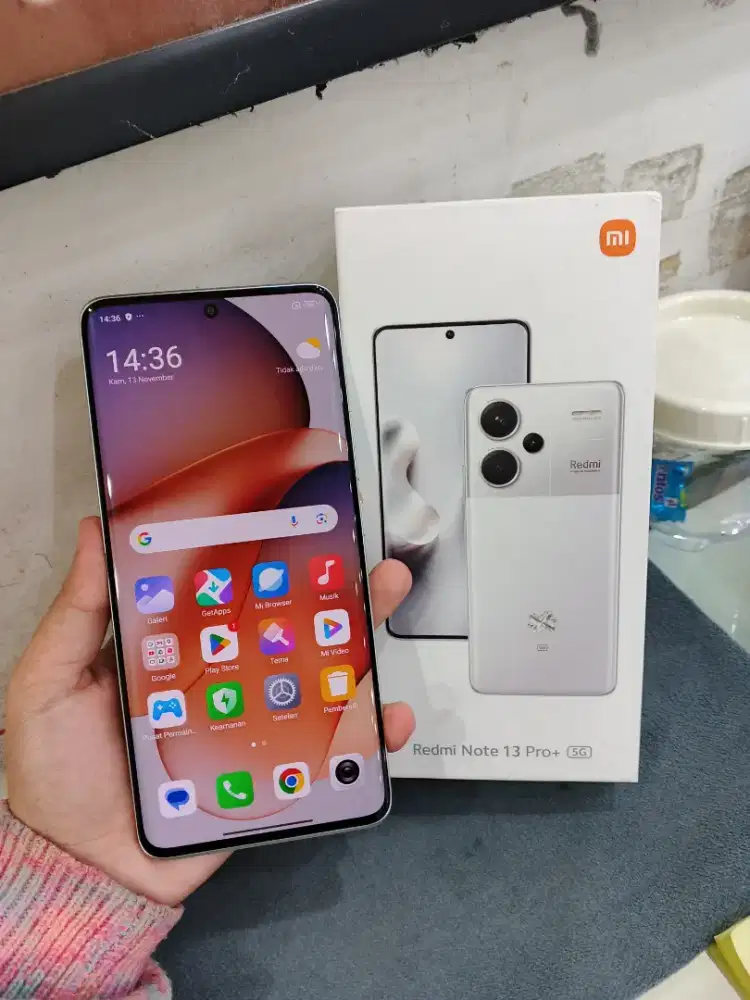 Redmi note 13 pro+ 5G 12/512 Fulset ori resmi no minus