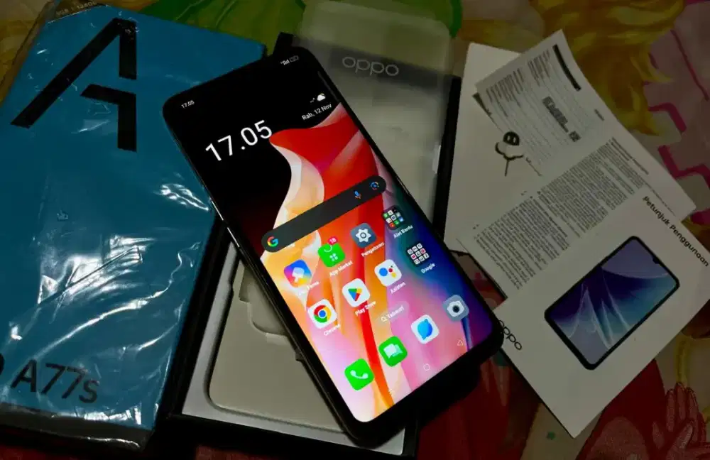 Oppo A77S 8+8/128 ori yaa bkn Kw/Replika/Reperbush,mlus lengkap terawa