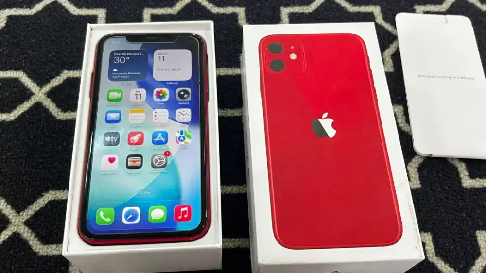 Iphone 11 128gb lengkap