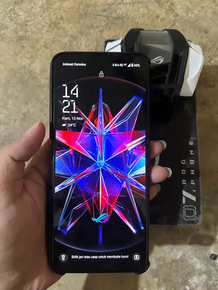 Asus ROG Phone 7 12/256gb Resmi Warna hitam